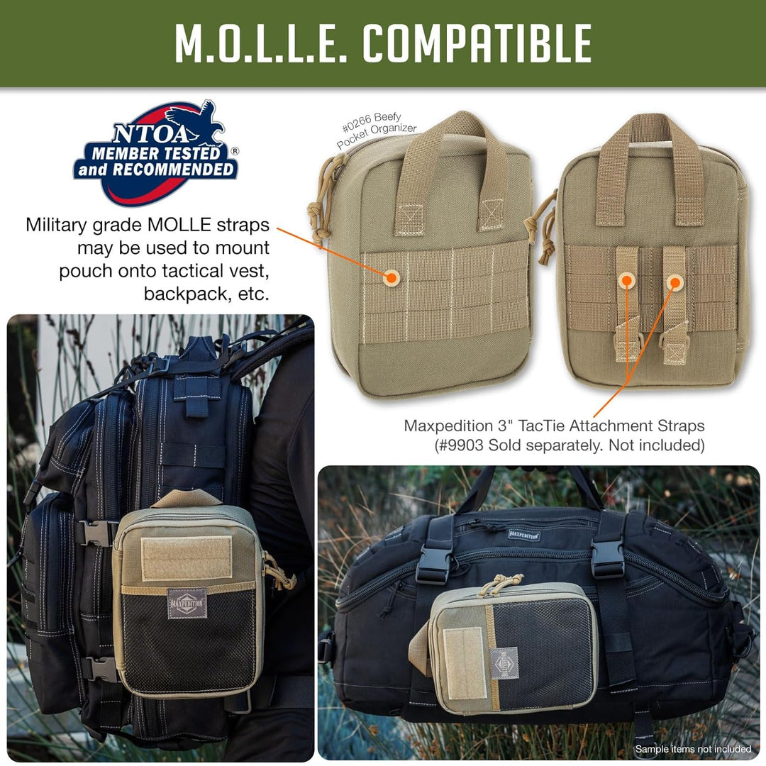 Maxpedition Beefy Pocket Organizer Tasche Einheitsgrösse Khaki, Einheitsgrösse Khaki