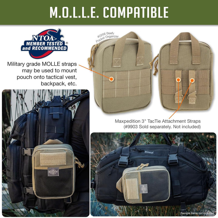 Maxpedition Beefy Pocket Organizer Tasche Einheitsgrösse Khaki, Einheitsgrösse Khaki