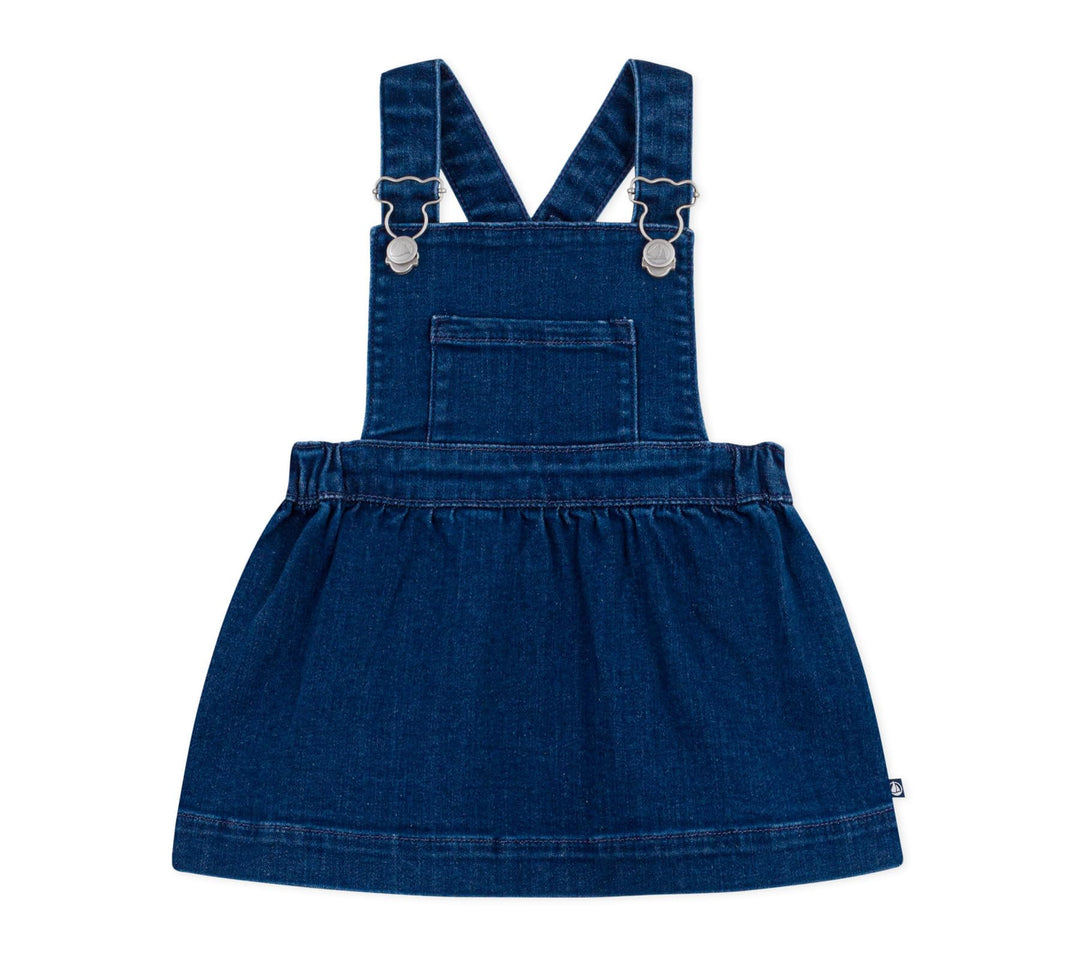 Petit Bateau Baby - Mädchen A0f4q Tag-Kleidung 92 Mittleres Denim, 92 Mittleres Denim