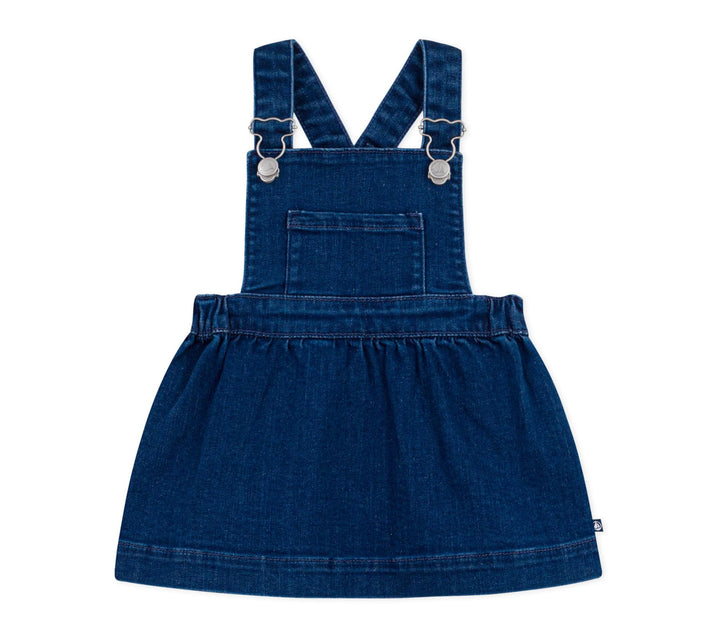 Petit Bateau Baby - Mädchen A0f4q Tag-Kleidung 92 Mittleres Denim, 92 Mittleres Denim