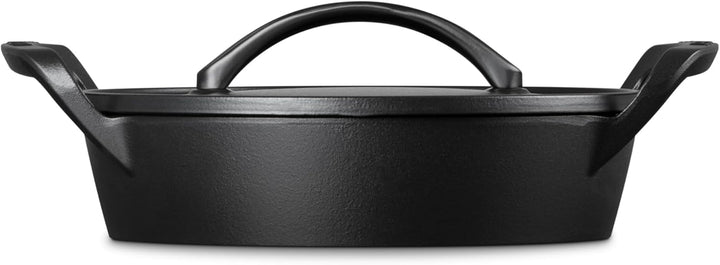 Le Creuset Gusseisen-BBQ-Auflaufform für den Aussenbereich, flach