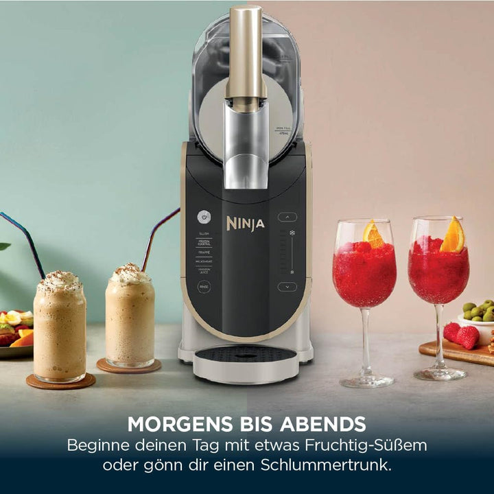 Ninja SLUSHi Maschine für Slush, Eis-Cocktails, Frappé, Milchshakes & gefrorenen Saft, ohne Eis oder