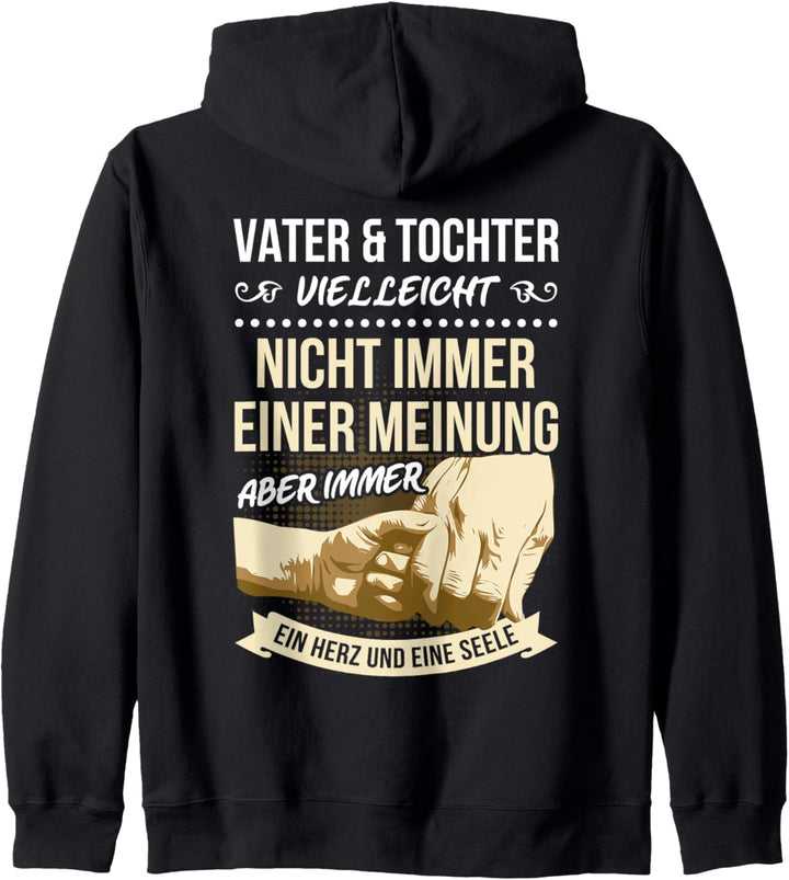 Vater & Tochter - Ein Herz und eine Seele - Stolzer Papa Opa Kapuzenjacke
