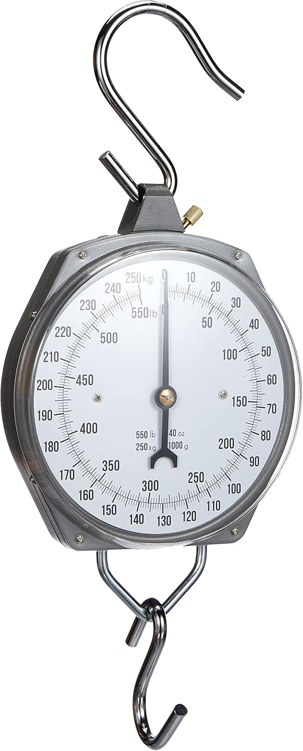 Kerbl Zeigerschnellwaage 250 kg Wägeunterteilung 1 kg, Wägeunterteilung 1 kg
