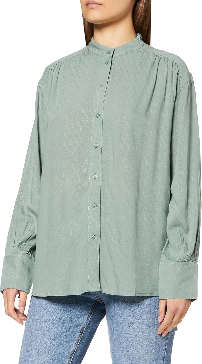 ESPRIT Damen Bluse 32 335/Dusty Green, 32 335/Dusty Green