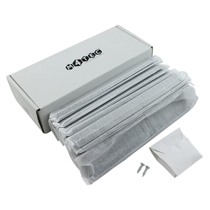 M4TEC Verdeckte Fingerzug-Griffe aus Metall Kantendesign Moderne Küchentürgriffe Schrankzuggriffe Sc