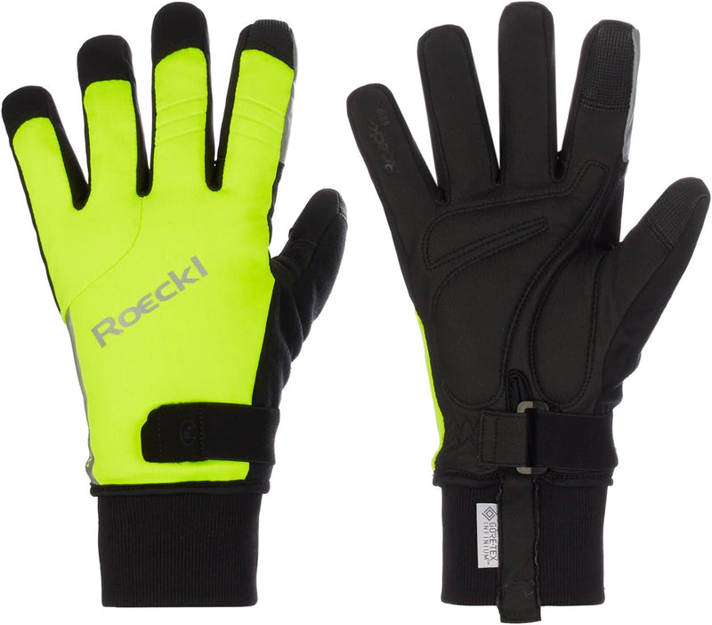 Roeckl Villach 2 Winter Fahrrad Handschuhe lang Fluo gelb 2023 Gelb 6.5, Gelb 6.5