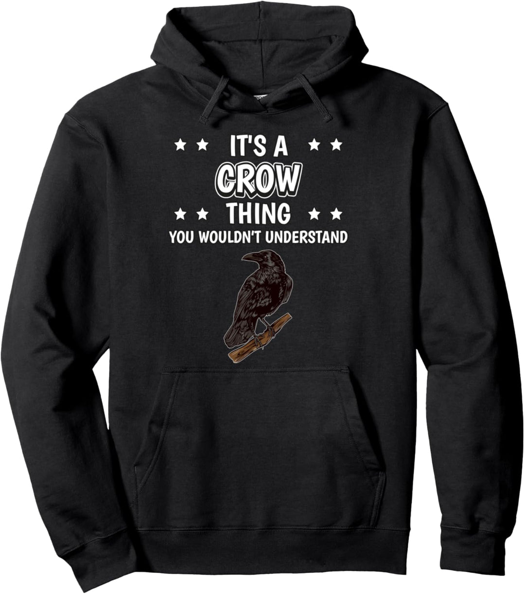 Ist so ein Krähe Ding Lustiger Spruch Krähen Pullover Hoodie