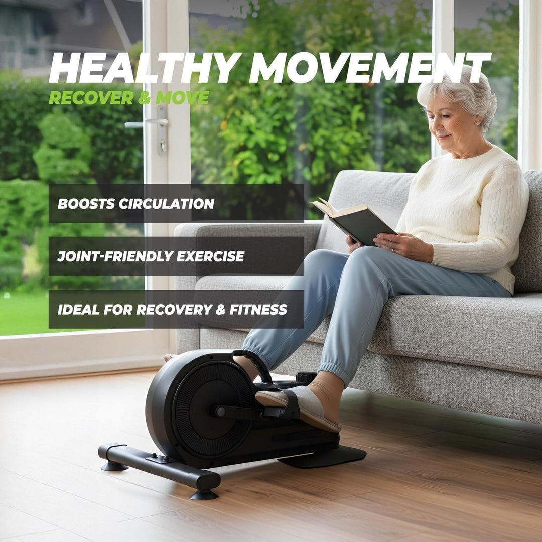 VirtuFit MB400 Pedaltrainer – Magnetischer Bewegungstrainer für Arme & Beine – 8 Widerstandsstufen –