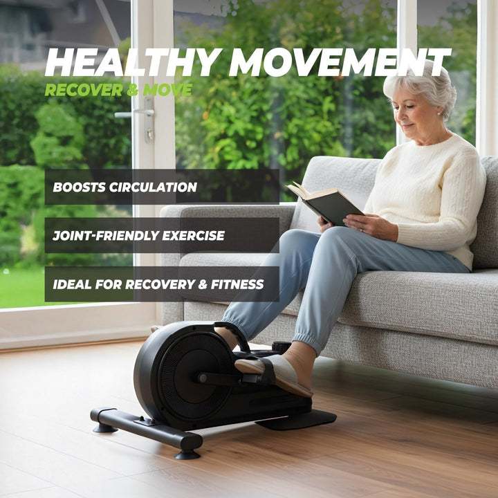 VirtuFit MB400 Pedaltrainer – Magnetischer Bewegungstrainer für Arme & Beine – 8 Widerstandsstufen –