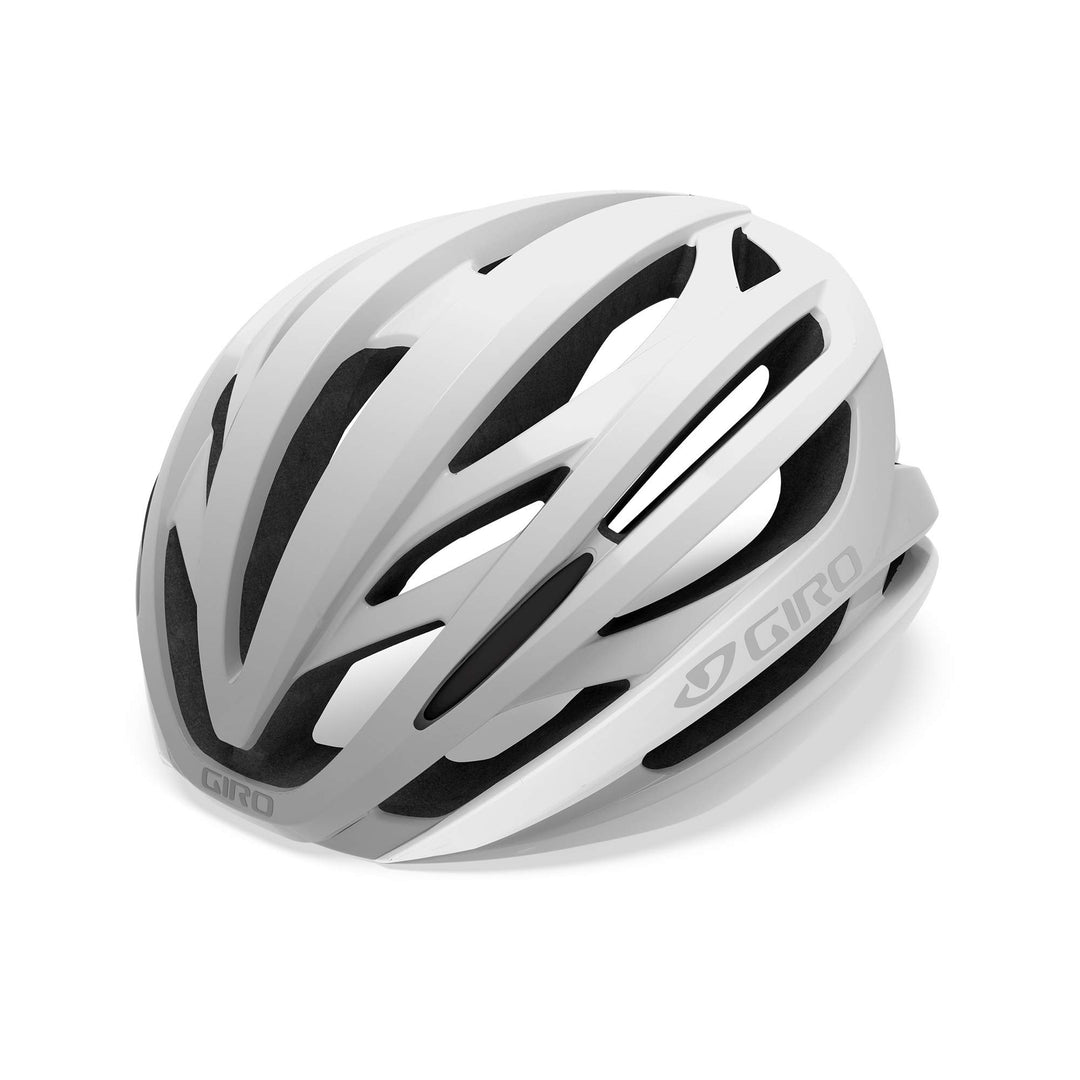 Giro Unisex – Erwachsene Syntax Fahrradhelm Road S | 51-55cm Matte White/Silver, S | 51-55cm Matte W