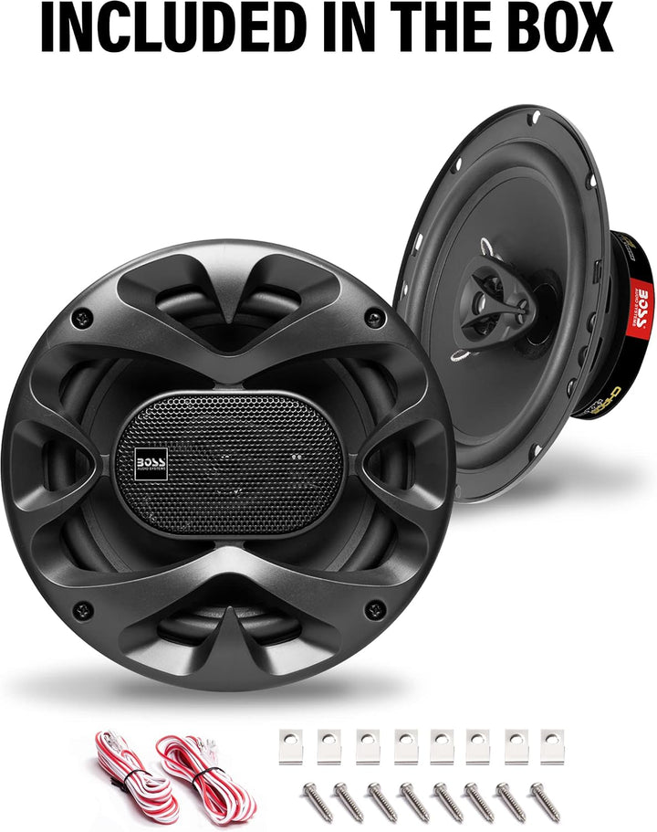 BOSS Audio Systems CH6530B Chaos-Serie 6,5 Zoll Auto-Stereo-Türlautsprecher - 300 Watt Max, 3-Wege,