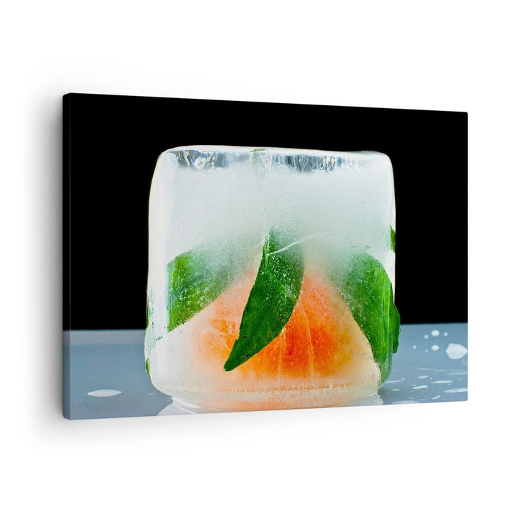 Bilder auf Leinwand Gefroren frucht dessert bio Leinwandbild 70x50cm Wandbilder Dekoration Wohnzimme