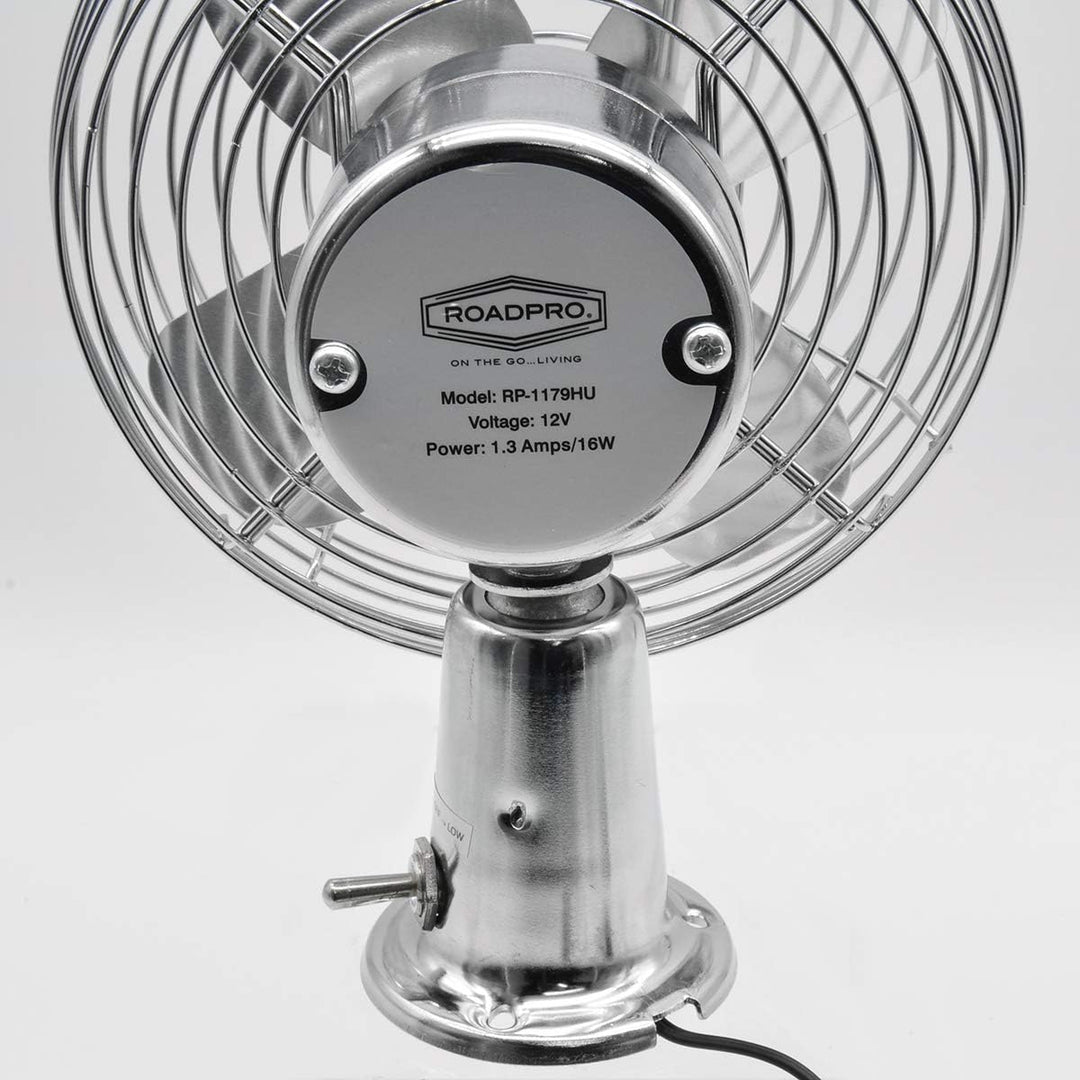 RoadPro C3208 Hochleistungsventilator aus Metall, 12 V, 15,2 cm