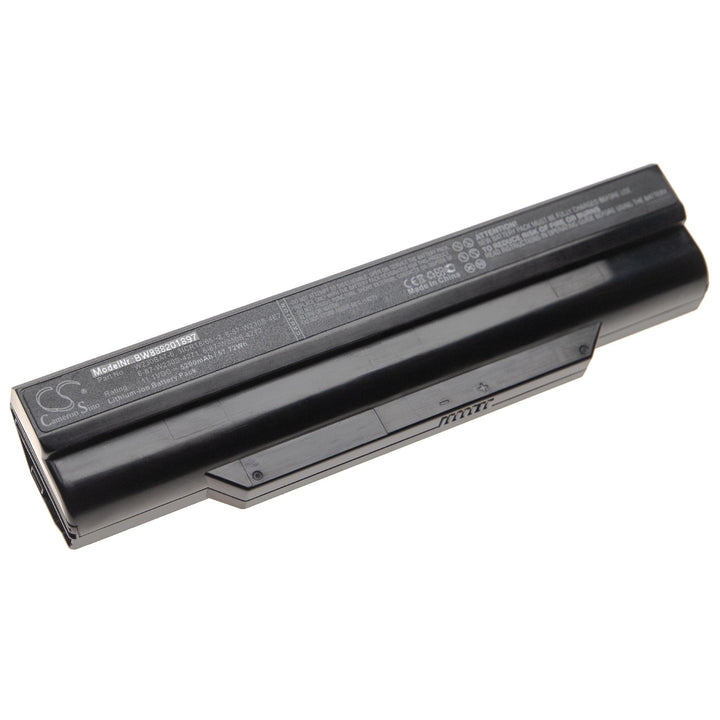 vhbw Akku kompatibel mit Sager NP7339 Notebook (5200mAh, 11,1V, Li-Ion)