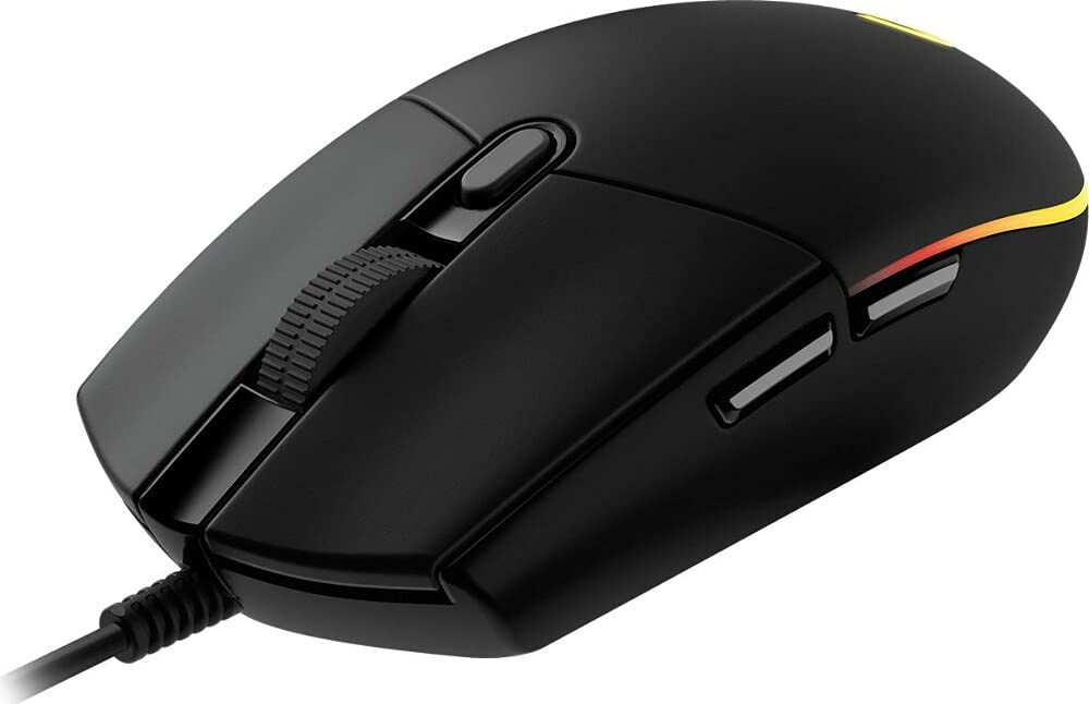 Logitech Gaming Mouse G102 LIGHTSYNC Maus für Rechtshänder, Optisch, 6 Tasten, kabelgebunden, USB, s