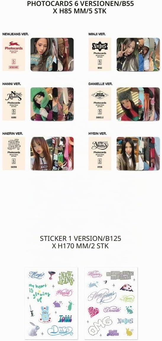 NewJeans - OMG [Message Card ver.] 1st Single Album+Store Gift (DANIELLE ver.), Danielle Ver.