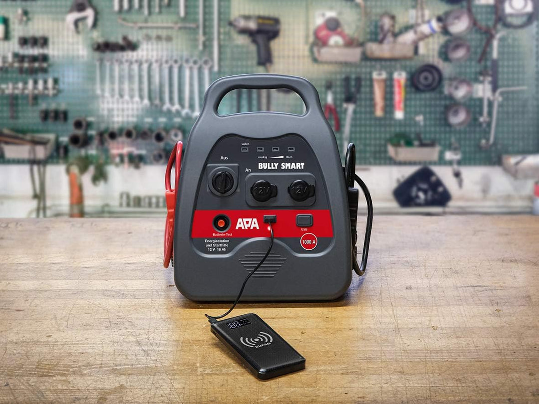 APA 16644 Starthilfe Power Pack Bully SMART, Polzangen isoliert, 12V/1000 A Starthilfe 1000 A, Start