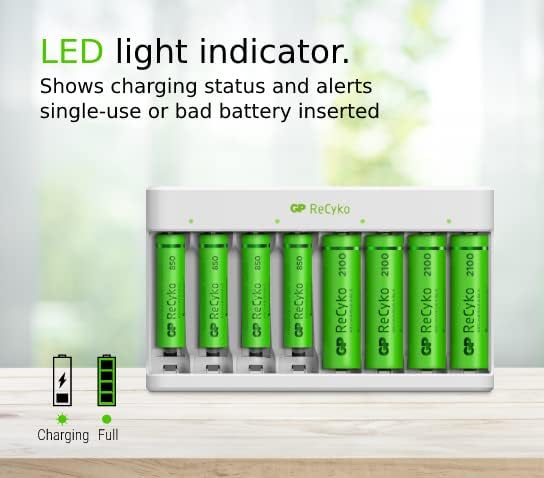 RECYKO Charger E811. 8-Slot.