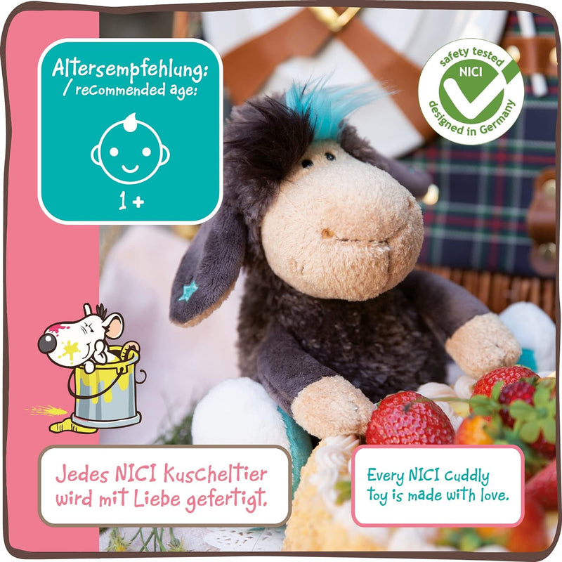 NICI Kuscheltier Schaf Jolly Leroy stehend 25 cm I Plüschtier für Mädchen, Jungen & Babys I Flauschi