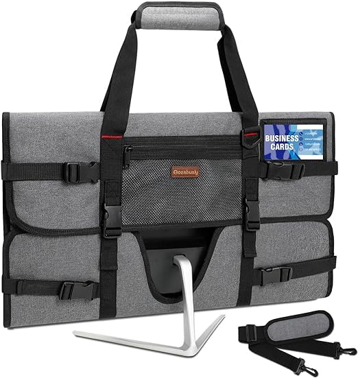 Monitor-Tragetasche kompatibel mit 27-Zoll-Monitoren/LCD-Bildschirmen, Monitor-Tasche mit Schultergu