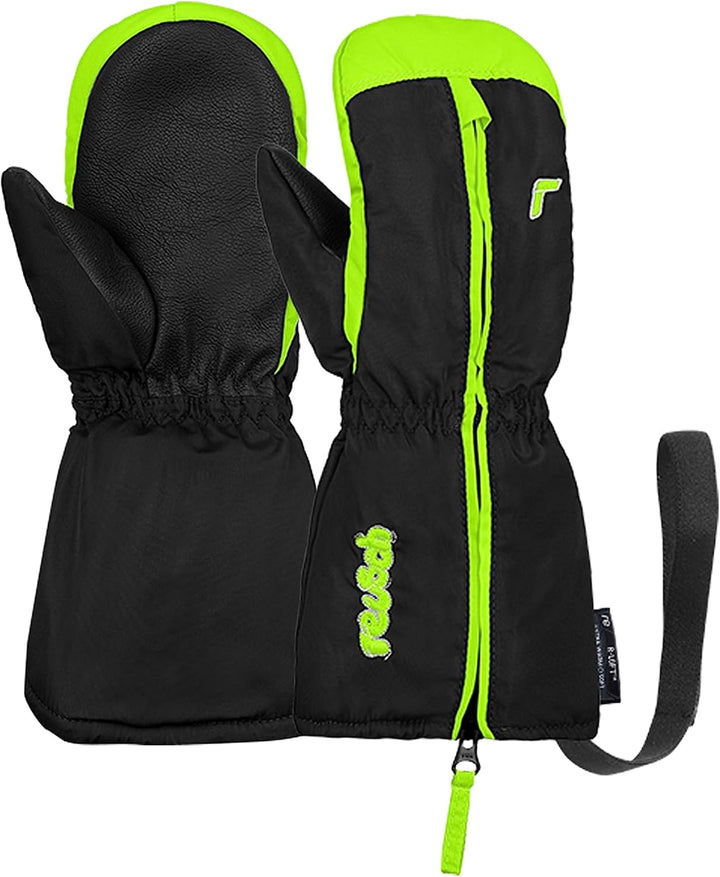 Reusch Unisex – Babys Kleinkinder Fäustlinge Tom Mitten Warm, Wasserdicht, Extra Atmungsaktiv Schwar