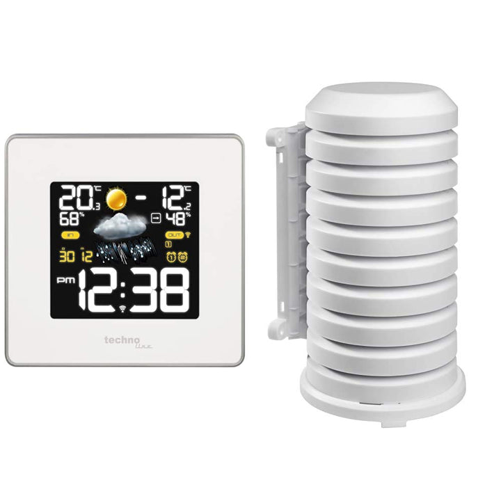 Technoline WS 6440 moderne Wetterstation mit Funkuhr, Temperatur-,Luftfeuchte-, und Luftdruckanzeige