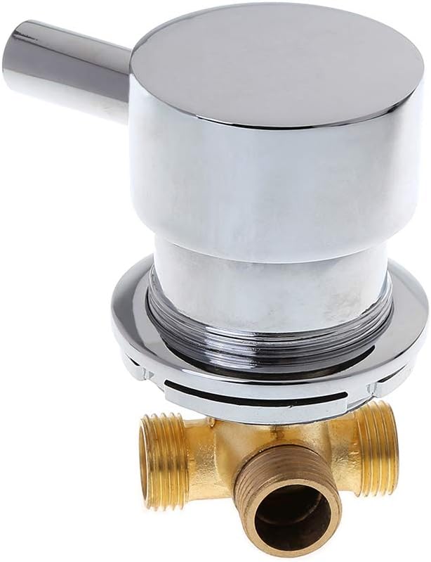 GUMEI G1/2" Mischventil für heisses und kaltes Wasser Thermostatmischer Zwei EIN- und EIN Auslaufhah