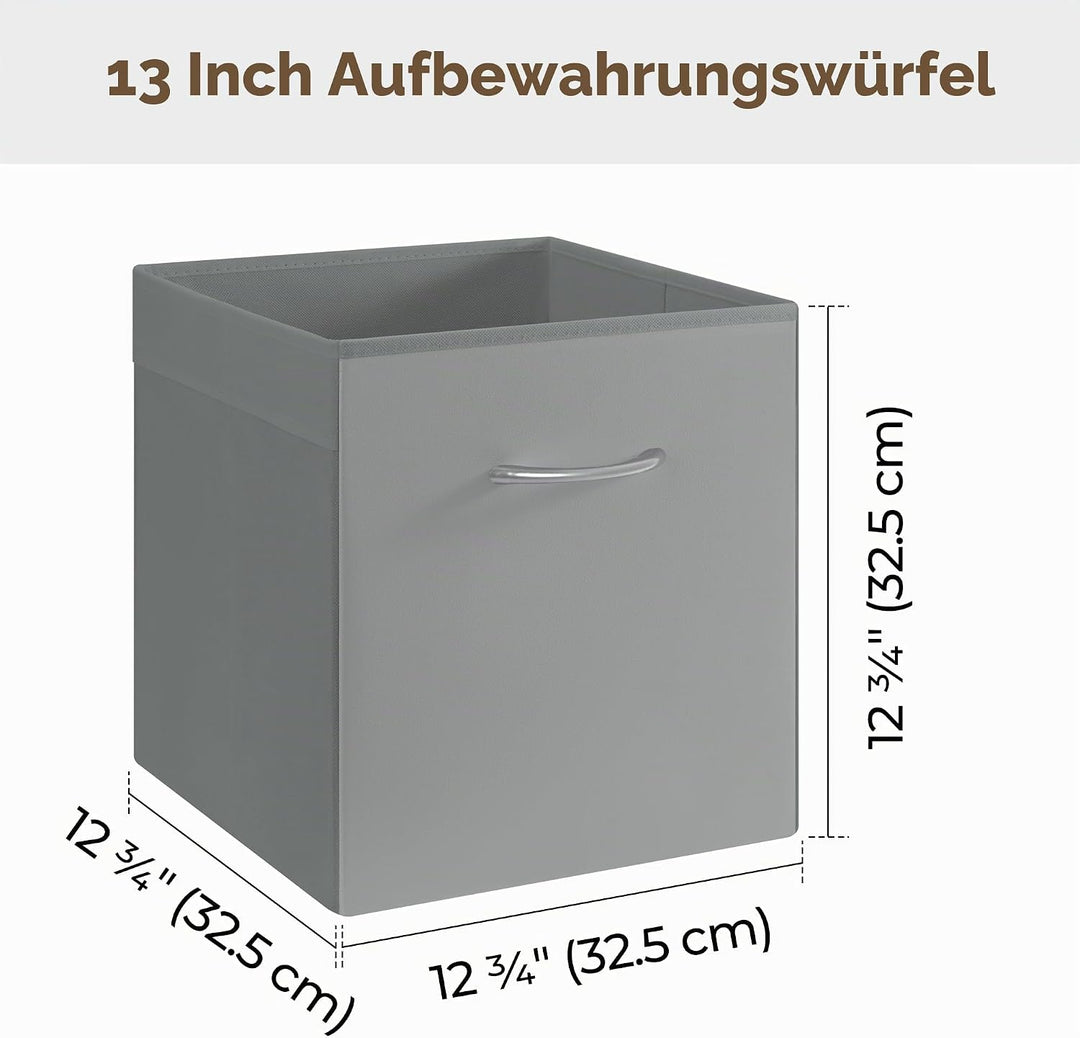StorageWorks Aufbewahrungswürfel aus Stoff, faltbare Ordnungsboxen für Würfelregal, Aufbewahrungswür