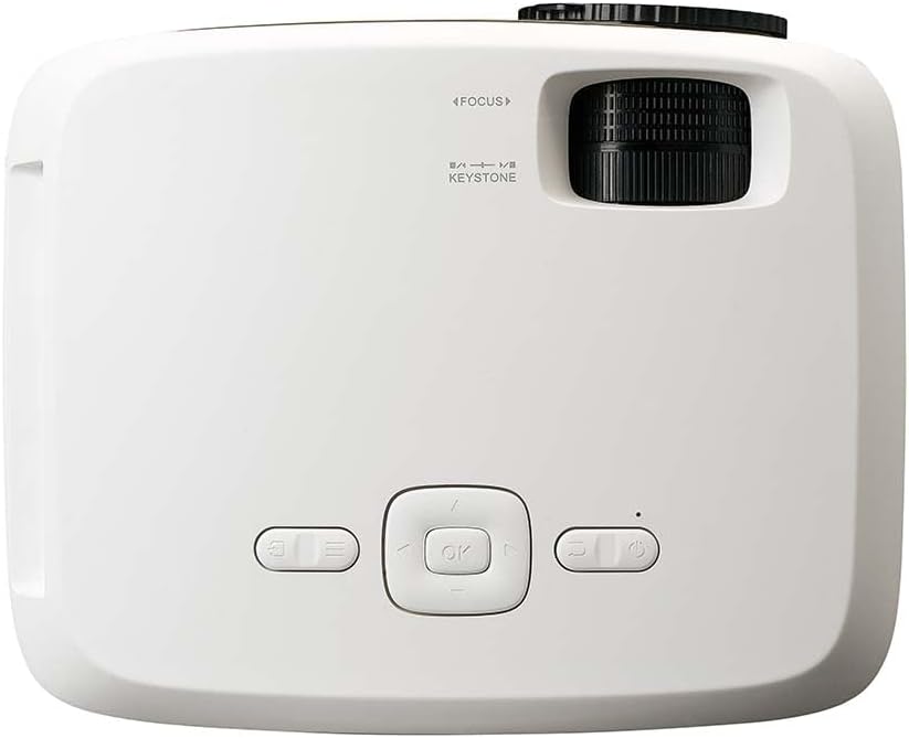 Lenco LPJ-900WH Full HD LCD-Projektor, 1920x1080, 250 ANSI Lumen, Bluetooth 5.0, Weiss, 510 cm Proje