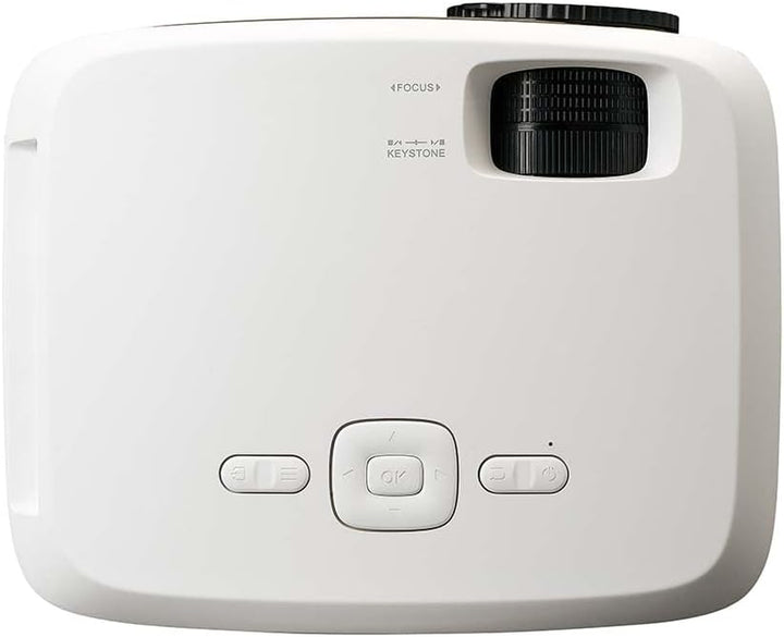 Lenco LPJ-900WH Full HD LCD-Projektor, 1920x1080, 250 ANSI Lumen, Bluetooth 5.0, Weiss, 510 cm Proje