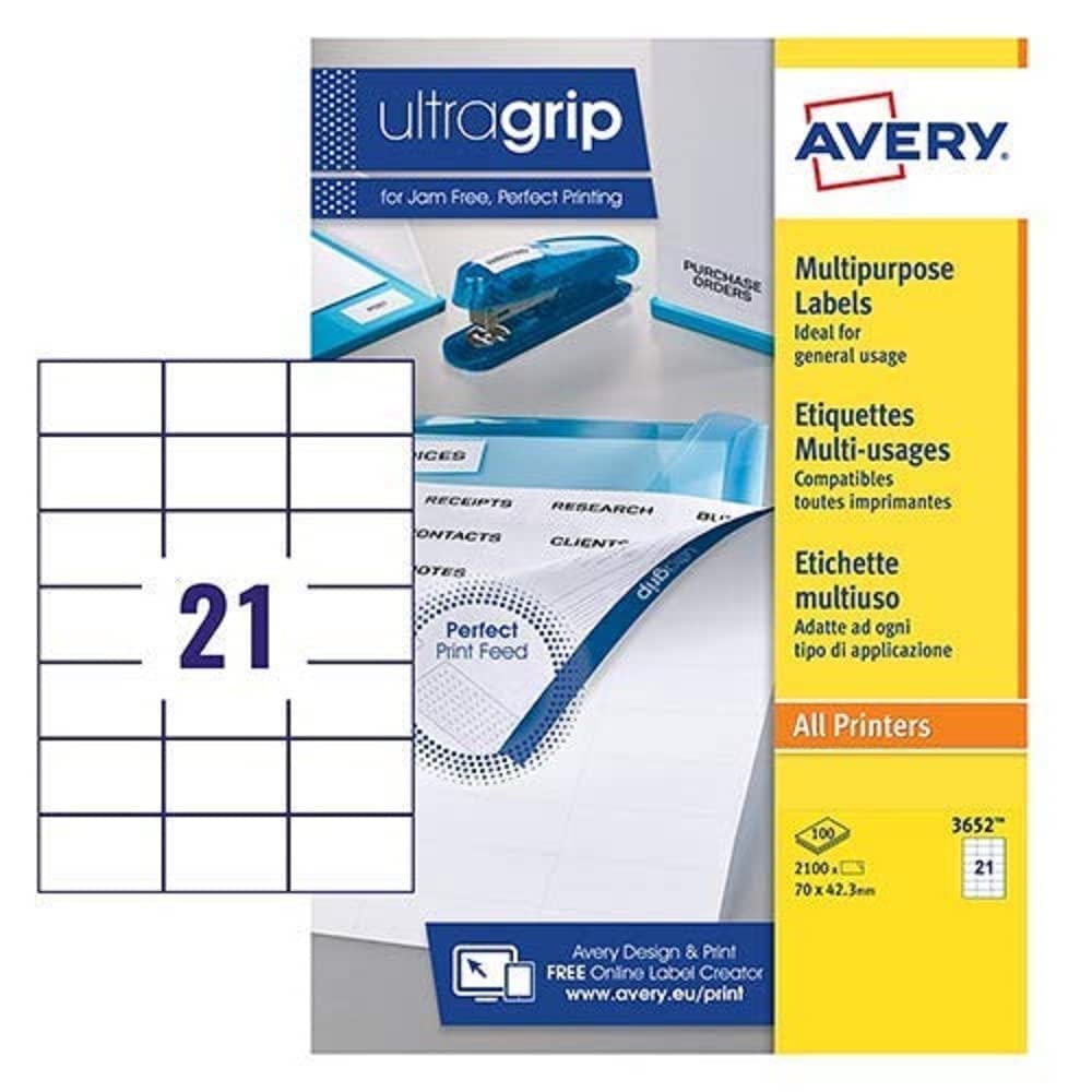Avery 3652 Universal-Etikette (A4)
