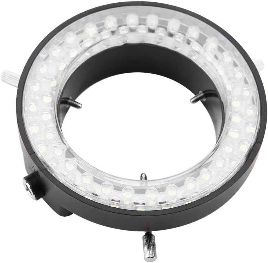 Mikroskop Beleuchtung Led, 3.5W Led Ringlicht Mikroskop Kamera 56 LEDs Perlen Lichtquelle, Helligkei