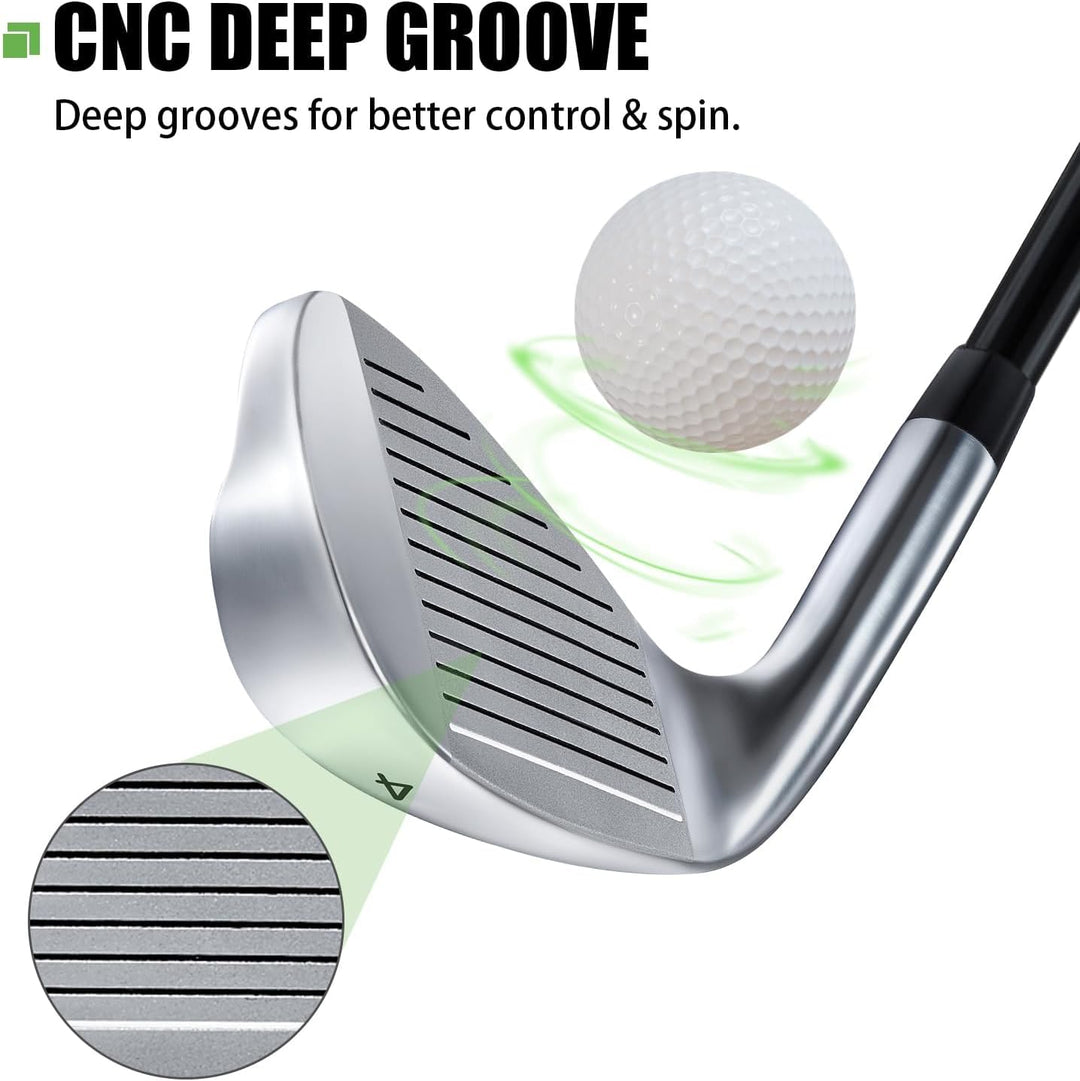 MAZEL WM-X2 Golf Eisen Single1,2,3,4,5,6,7,8,9, P,S, Edelstahl Golf Club Eisen für Männer Rechtshänd