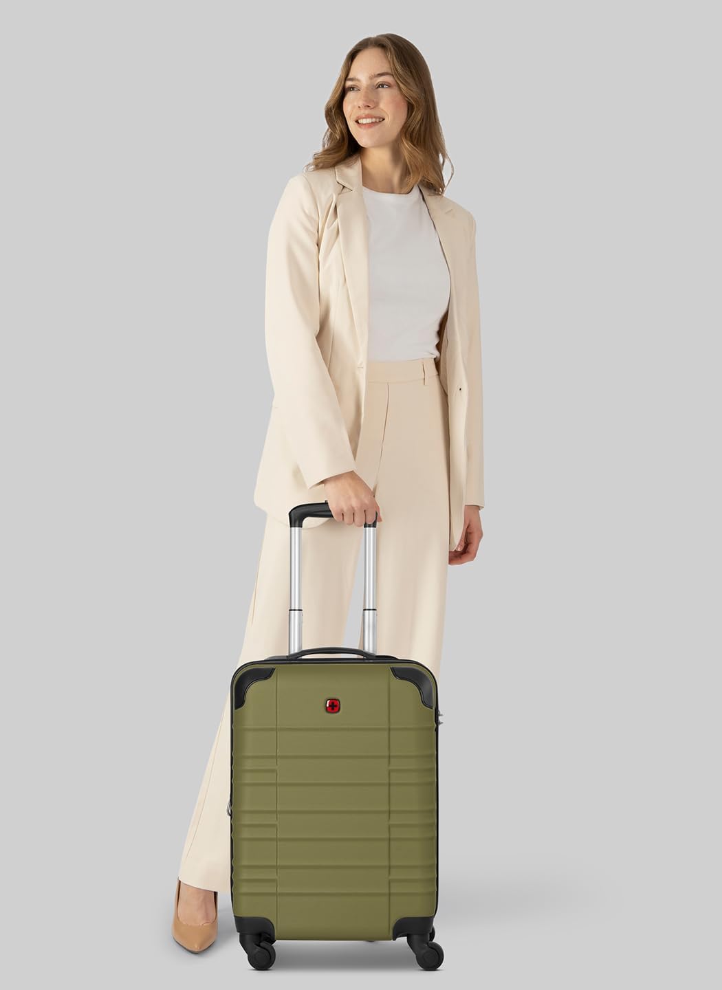 WENGER Kabinen-Koffer für Damen und Herren | Kleiner Cabin-Trolley 37 x 23 x 53 cm aus hochwertigem,