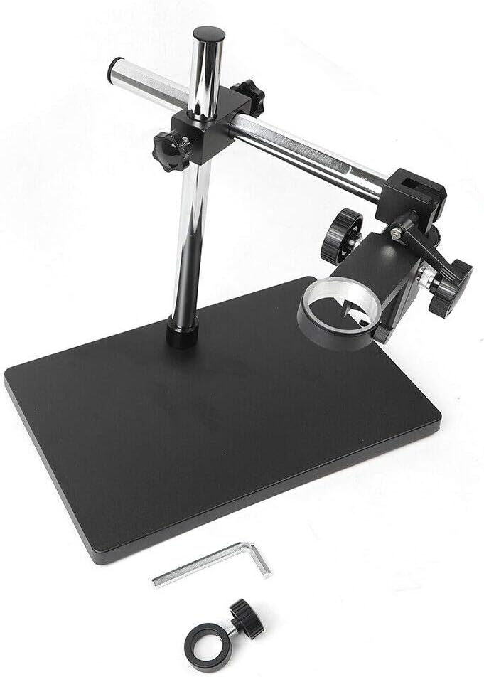 Digital Mikroskop Halter, 10-265mm Höhenverstellbar Kamera Tischständer Mehrachsendreh Lift Halterun