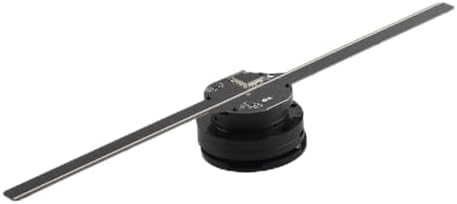 3D Hologramm Projektor, 42CM 2 Blatt LED Projektionslüfter, 800 * 480P, 224 LED Lichtperlen, 16GB TF