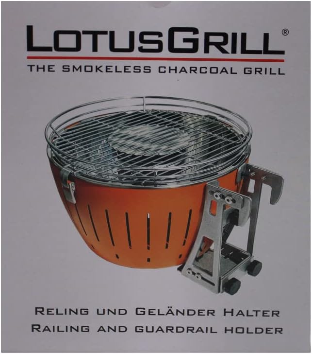 LotusGrill Reling und Geländer Halter Trägerpfostenhalter für Modelle: S, Classic, XL