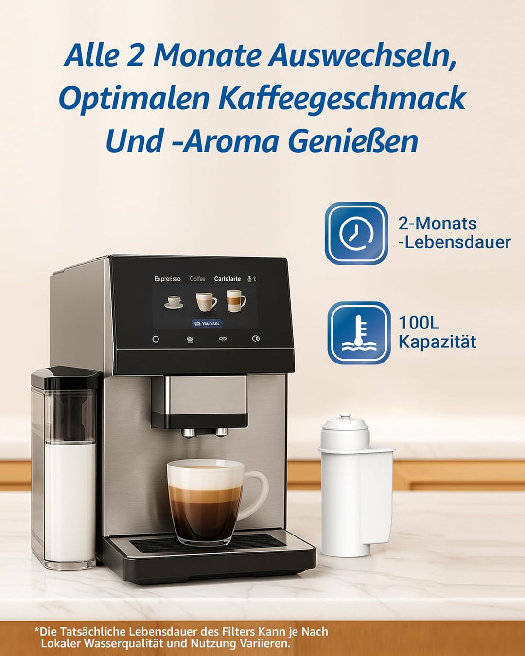 Maxblue Ersatz Filter für Siemens® EQ Series EQ6 EQ9 S700 EQ500, TZ70003, Brita® Intenza 1016723 575
