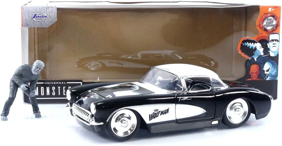 Jada Toys-32195BK Miniaturauto, Schwarz