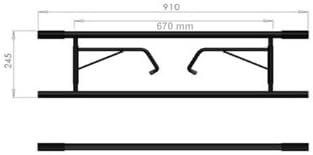 Powerbar 2 Klimmzugstange für Tür Türstange - ohne