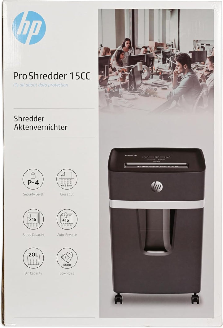 HP Aktenvernichter Pro Shredder 15CC