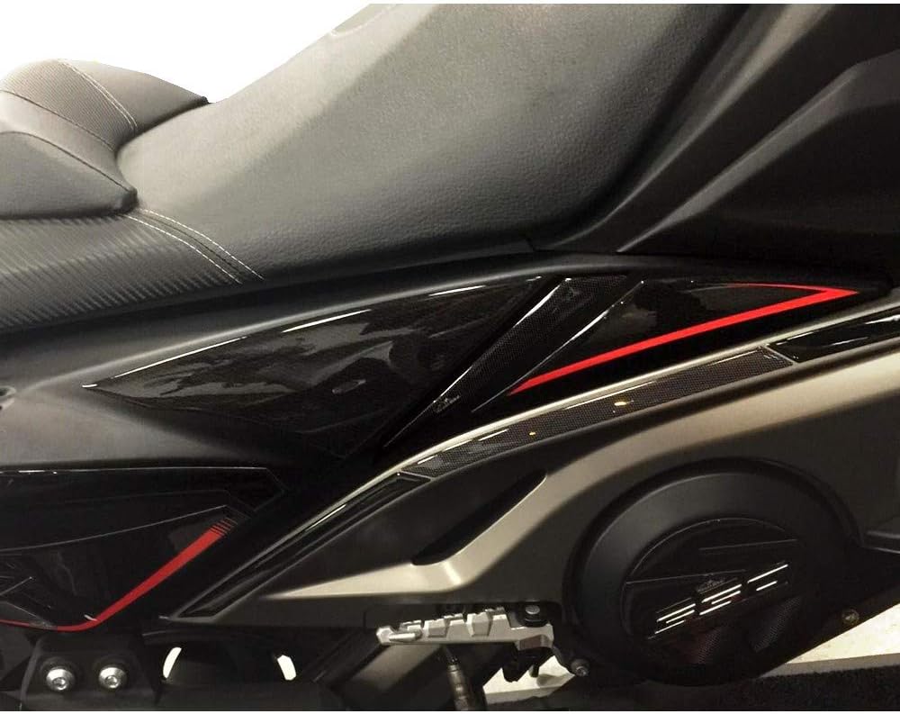 Resin Bike Aufkleber Roller Kompatibel Mit Kymco Ak 550 2017-2018. Schutz Seitenlichter Von Hülle PU