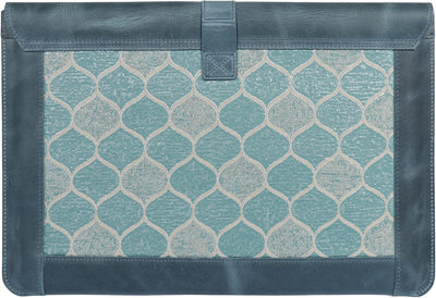 Londo Echtleder Tasche, Hülle für MacBook Pro – 15 & 16 Zoll Kompatibel mit M1 und 2020 Model (Blau)
