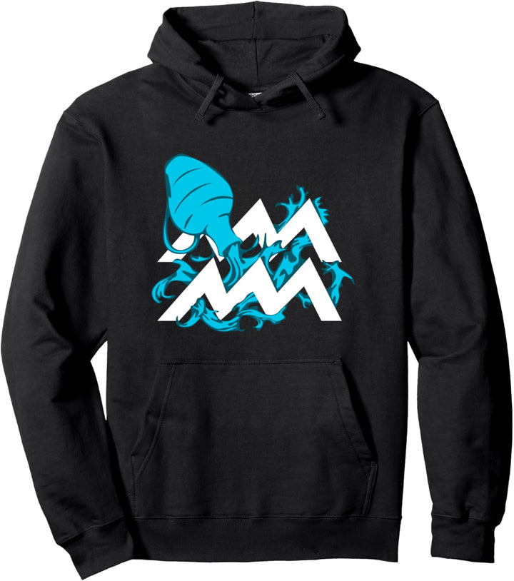 Wassermann Zeichen Jahrgang Wasser Träger Tierkreiszeichen G Pullover Hoodie