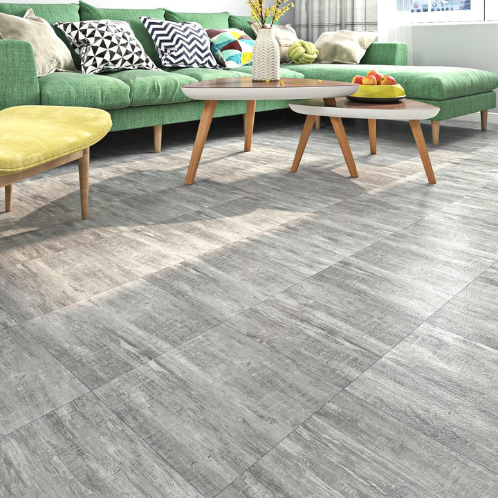 Livelynine 16 Fliesen PVC Bodenbelag Selbstklebend Holzoptik Bodenfliesen Selbstklebend 30x30cm Viny