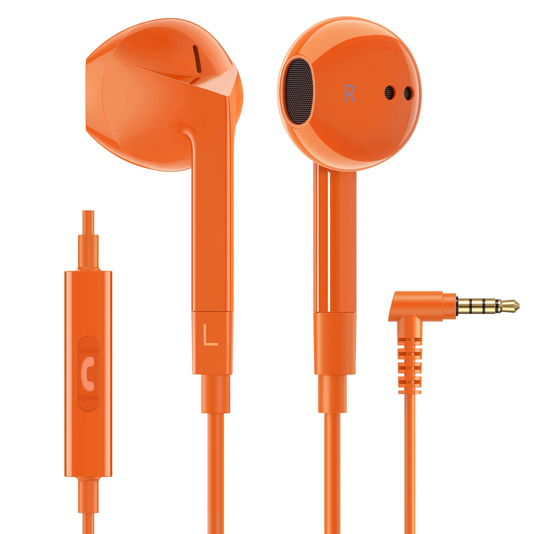 LUDOS FEROX Kopfhörer In Ear Kopfhörer mit Kabel und Mikrofon, 5 Jahre Garantie, In Ear Ohrhörer, 3,
