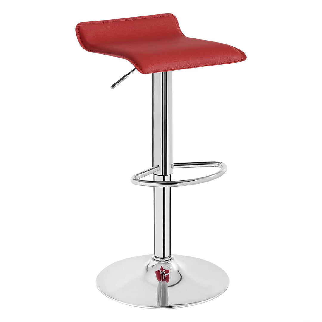 WOLTU BH11bd-1 Design Hocker Barhocker, stufenlose Höhenverstellung, verchromter Stahl, Antirutschgu