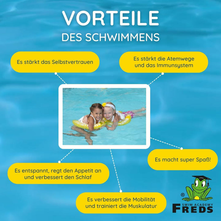 FREDS SWIM ACADEMY - Sets (STR Gelb + Pumpe), STR Gelb + Pumpe