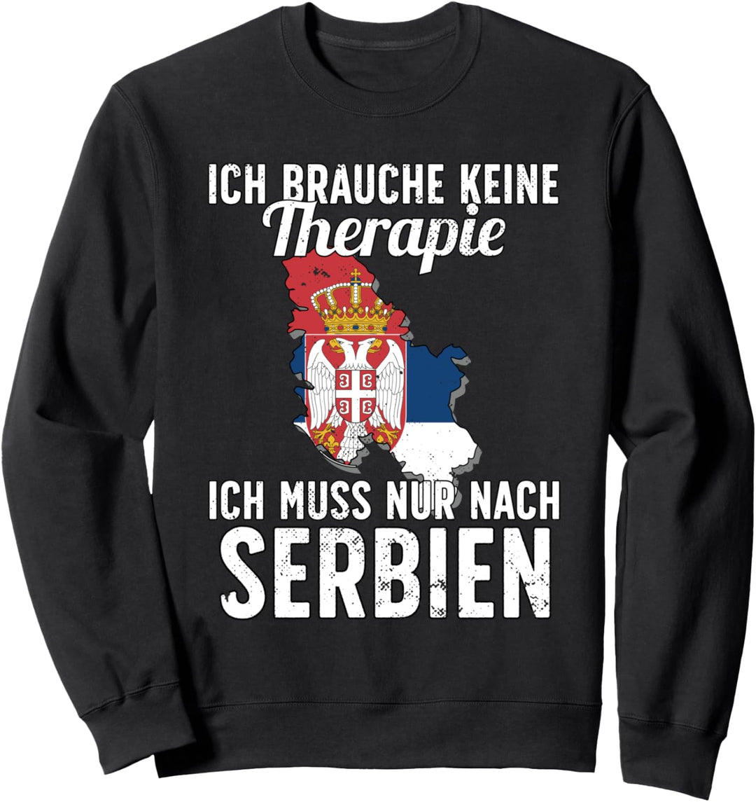 Serbische Flagge I Serbien Urlaub I Serbien Sweatshirt